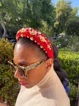 Load image into Gallery viewer, RED SPRING HEADBAND

